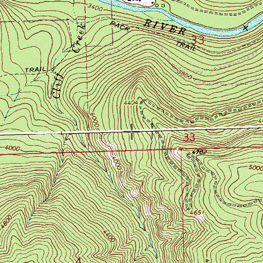 Topographic Map of Idaho Game Department, ID