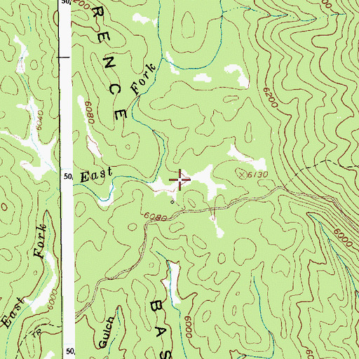Topographic Map of Rhett Meadows, ID