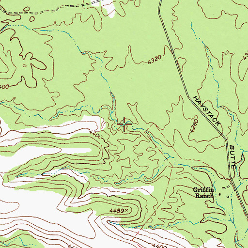 Topographic Map of Double Corral Spring, AZ
