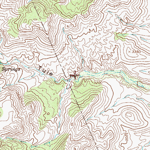 Topographic Map of Double Corral Trough, AZ