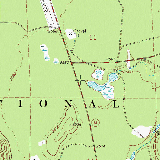 Topographic Map of Spruce, ID