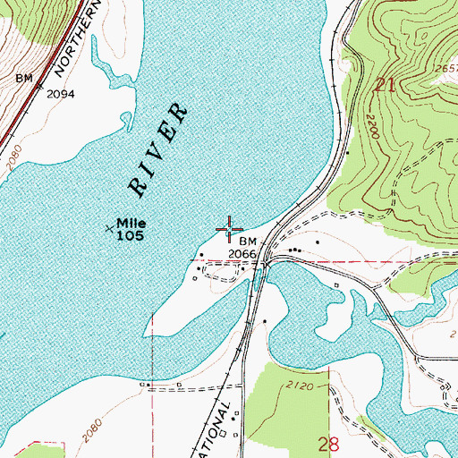 Topographic Map of Morton Slough Access, ID