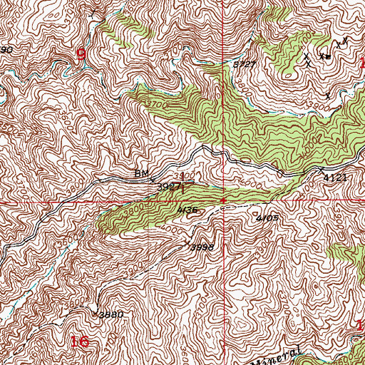 Topographic Map of Dry Lake Tank, AZ