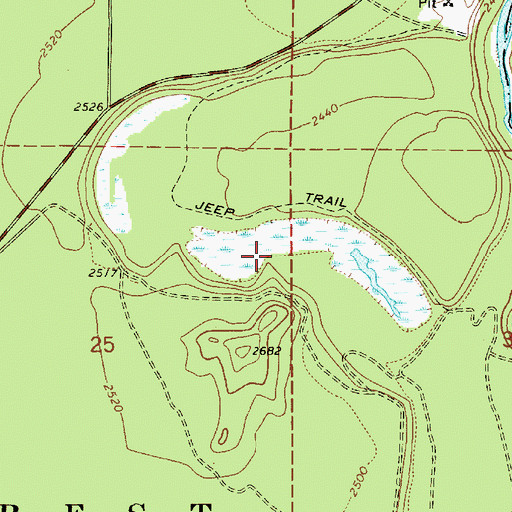Topographic Map of Kaniksu Marsh Research Natural Area, ID