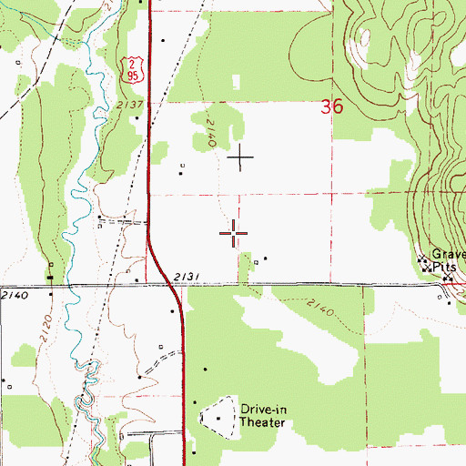 Topographic Map of Bronx Substation, ID
