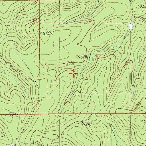 Topographic Map of Duett Tank, AZ