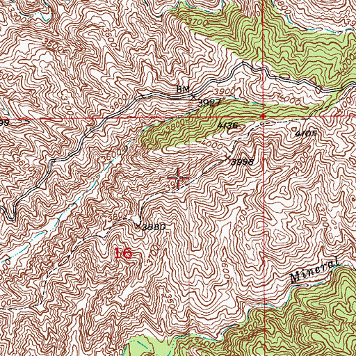 Topographic Map of Fatty Tank, AZ