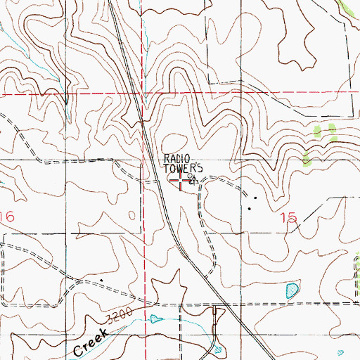 Topographic Map of Microwave Siphon Station, ID