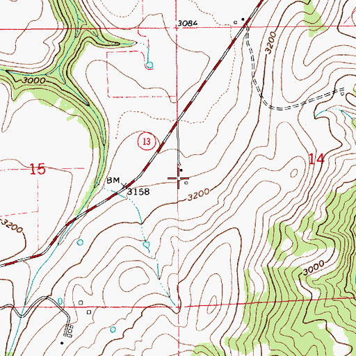 Topographic Map of Yastes, ID