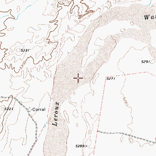 Topographic Map of Digger Wash, AZ