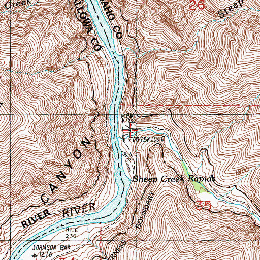 Topographic Map of Wilson, ID