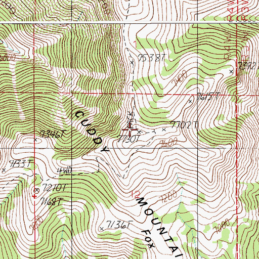 Topographic Map of Repeater Station, ID