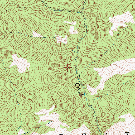 Topographic Map of Colson Creek Guard Station, ID
