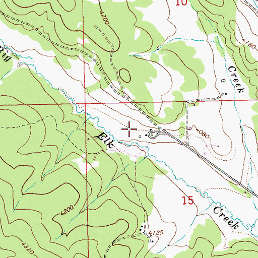 Topographic Map of Maxwell, ID