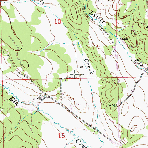 Topographic Map of J Manes, ID