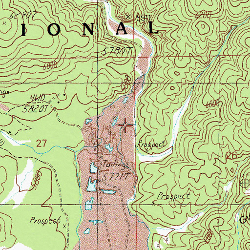 Topographic Map of Maloney Creek, ID