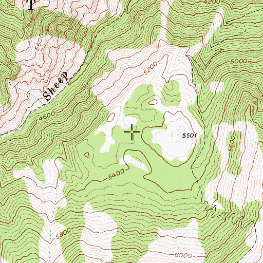 Topographic Map of Cow Basin, ID