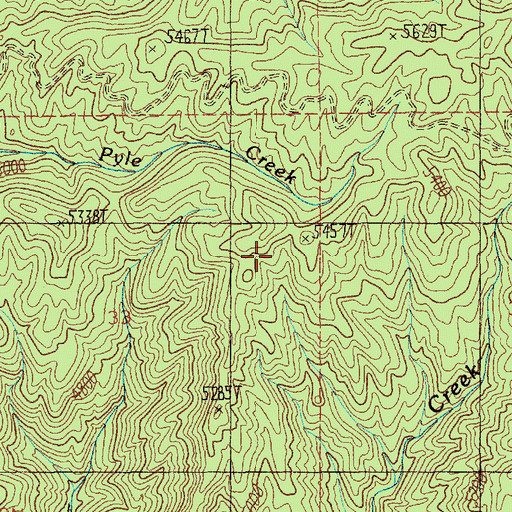 Topographic Map of Air Line Trail, ID