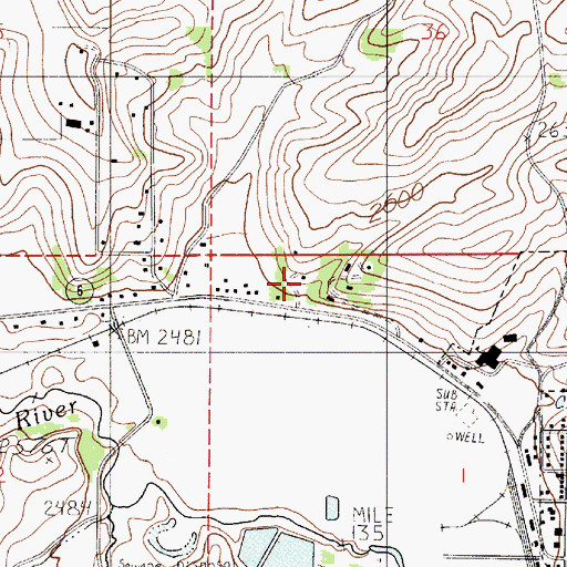 Topographic Map of Palouse District Ranger Station, ID