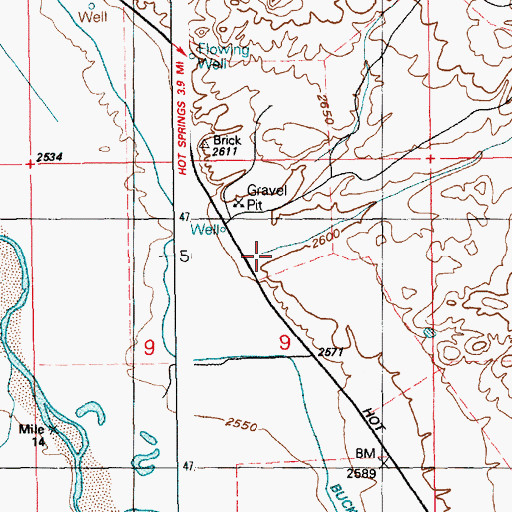 Topographic Map of Loveridge Gulch, ID