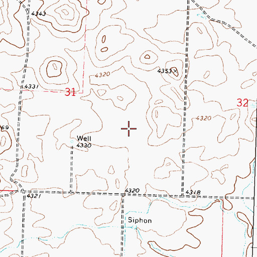 Topographic Map of Minidoka County, ID