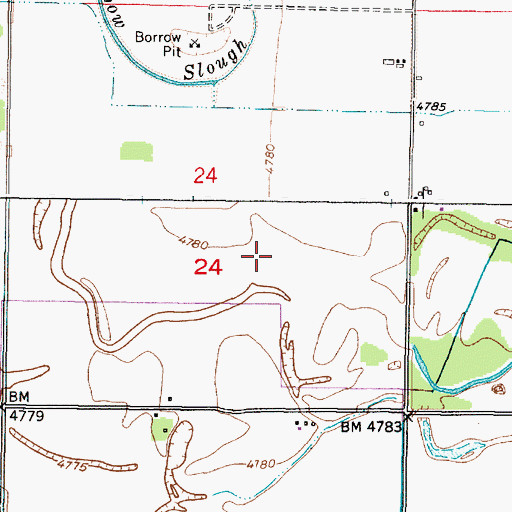 Topographic Map of Emigrant Creek, ID