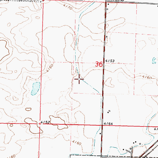 Topographic Map of E Canal, ID