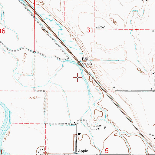 Topographic Map of Pintail Pond, ID