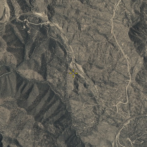 Aerial/Satellite Image of Hairpin Spring, AZ