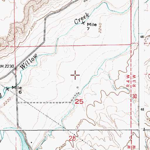 Topographic Map of Payette County, ID