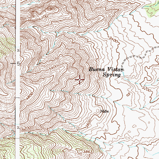 Topographic Map of Haufner Spring, AZ