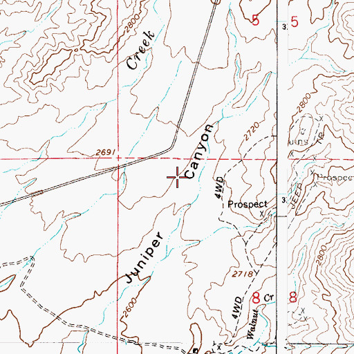 Topographic Map of Haystack Tank, AZ
