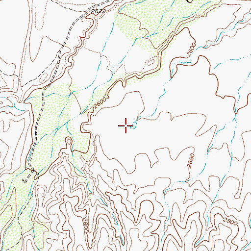 Topographic Map of Henderson Tank, AZ