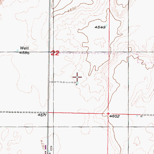 Topographic Map of Rising River, ID