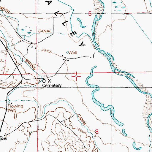 Topographic Map of Beeroth Canal, ID