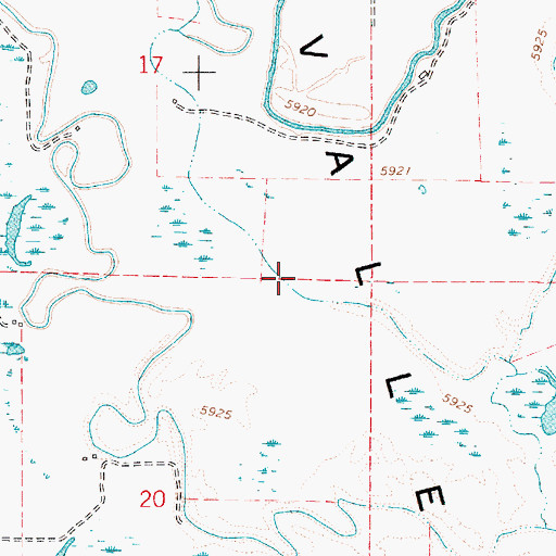 Topographic Map of Bear Lake County, ID