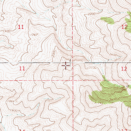 Topographic Map of Craig Mountain Wildlife Management Area, ID