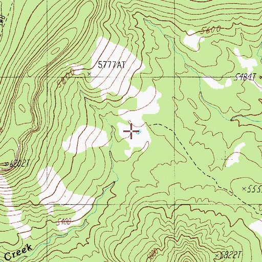 Topographic Map of Horse Canyon Tank, AZ