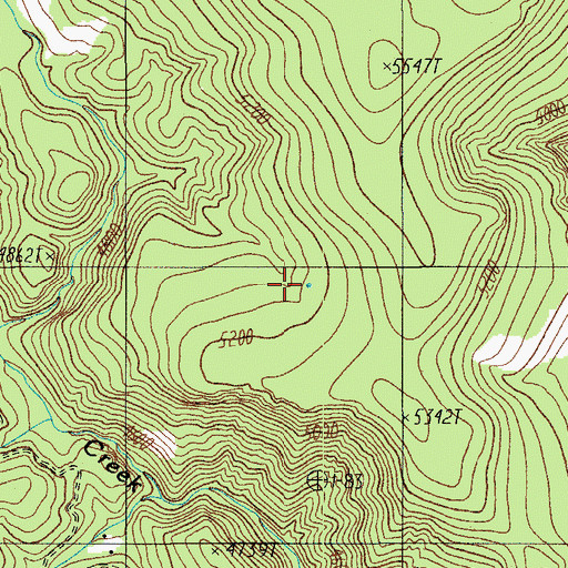 Topographic Map of Horse Mountain Tank, AZ