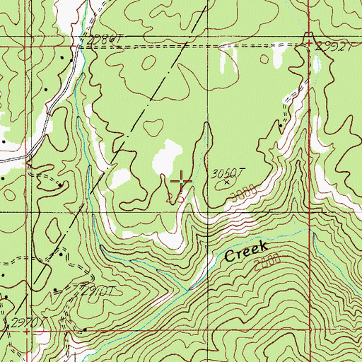 Topographic Map of Benewah County, ID