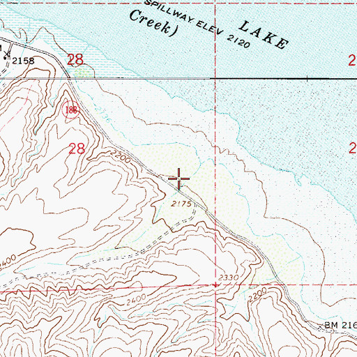 Topographic Map of Horse Pasture Recreation Area, AZ
