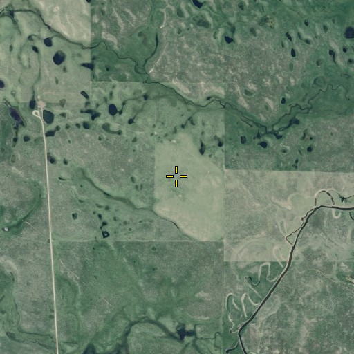 Aerial/Satellite Image of Chubb Flat, ID