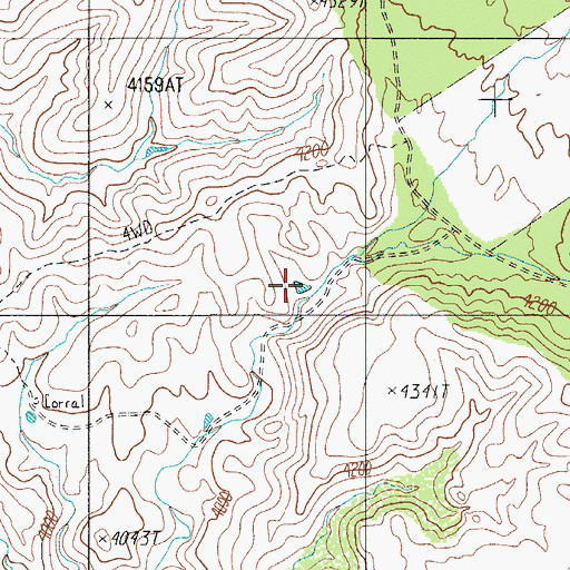 Topographic Map of Jackson Tank, AZ