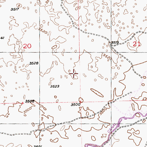 Topographic Map of Gooding County, ID