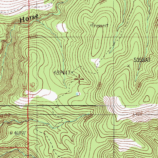 Topographic Map of Juniper Tank, AZ