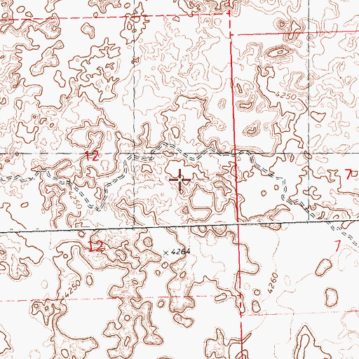 Topographic Map of Lincoln County, ID