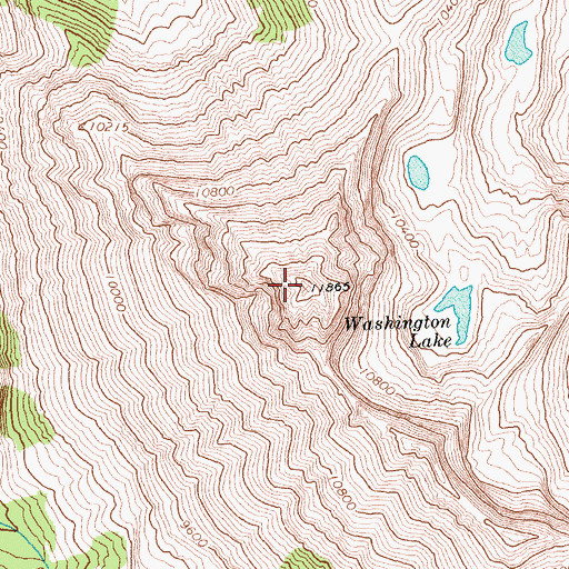 Topographic Map of The Devils Bedstead, ID