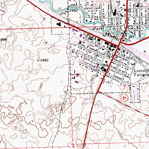 Topographic Map of Bureau of Land Management Shoshone Field Office, ID