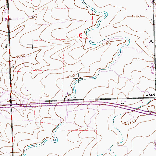 Topographic Map of C Canal, ID