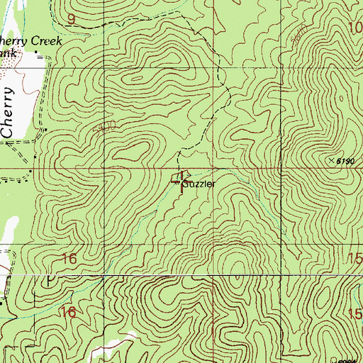 Topographic Map of Lower PV Trick Tank, AZ